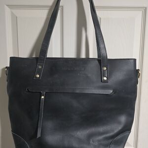 Montana West Black Leather Tote